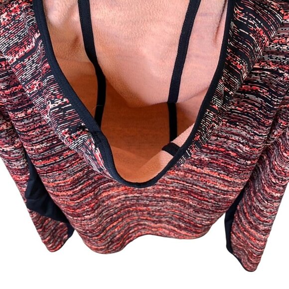 Nike Therma Fit Hoodie Jacket Zip Up Womens Size M Pink Black u - Picture 7 of 10